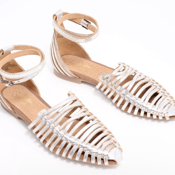 Seychelles Silver Trinket Flats - Picture 1 of 6